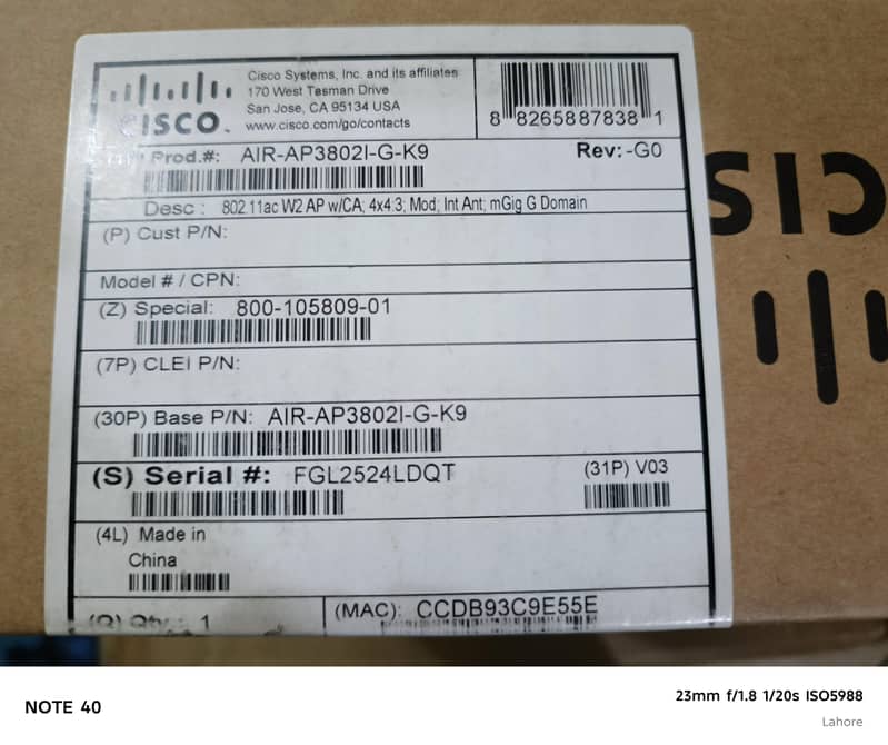 wireless Cisco Point AP 0