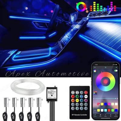 RGB Light dashboard and 4 side doors last piece avalible (app+Remote)