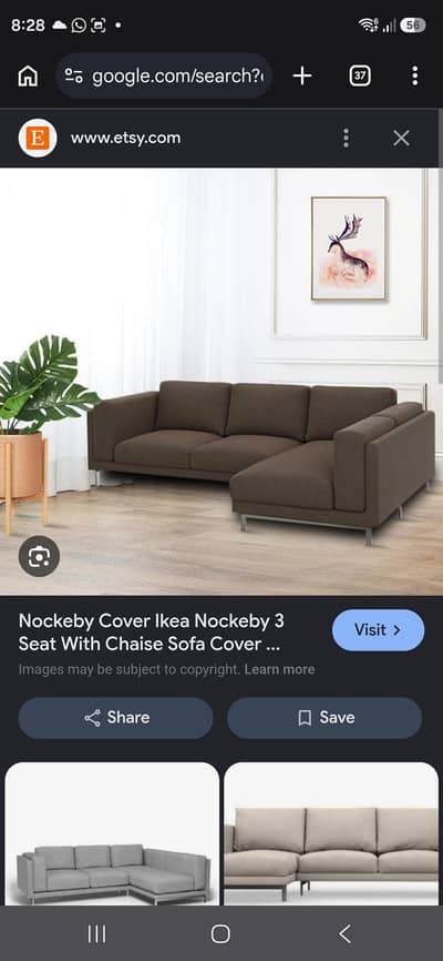 ikea nockeby l shaped sofa