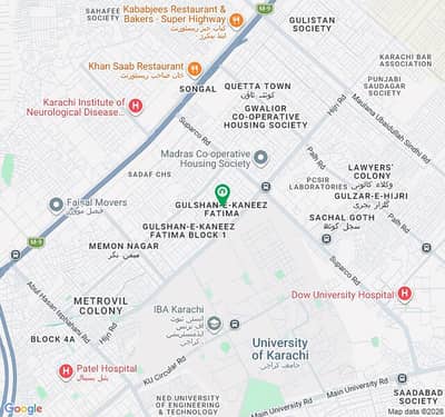 240 sq yards graound floor portion for rent in Kaneez Fatima society