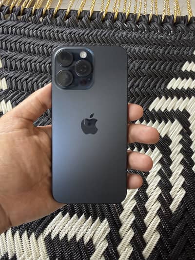 Apple iPhone 15 Pro Max 256-gb pta approved 96% battery water pack