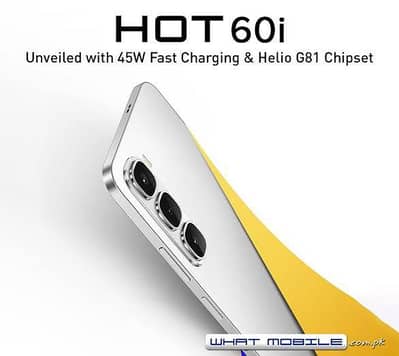 Infinix hot 60i lush new box open