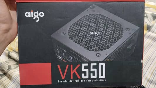 Aigo 550W Power Supply  Excellent Working Condition