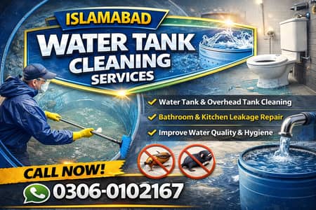 Concrete Water Tank Cleaning Services, Water Tank Maintenance Service