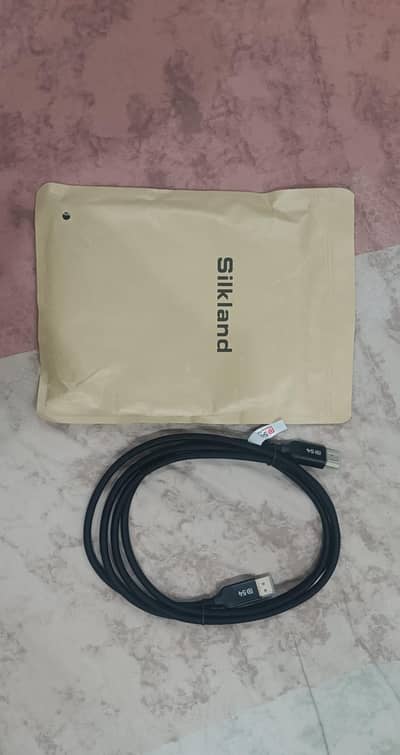 Silkland DisplayPort DP 2.1 VESA Certified cable 54Gbps 6.6ft 16.60Hz