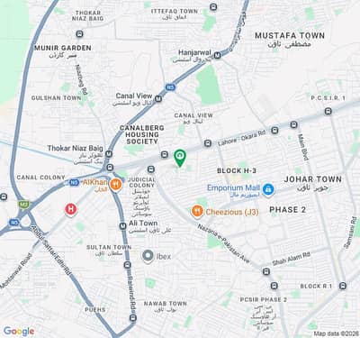 Corner Residential Plot Spread Over 12 Marla In Johar Town Phase 2 - Block J1 Available