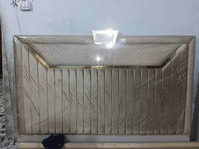 Bed set / with side tables / Wooden bed  / bed