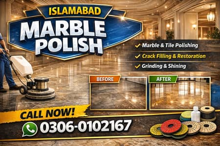 Floor Marble fixing/Marble Polish/Tile Cleaning/ services in islamabad