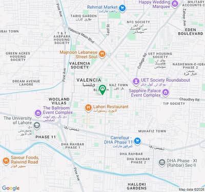 CORNER 100 FEET ROAD PLOT COMMERCIAL 4.25 MARLA PAIR PLOT HOT LOCATION VALENCIA TOWN LAHORE