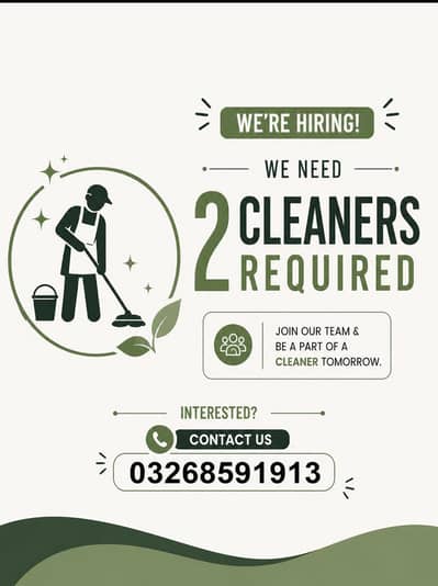 cleaner Required