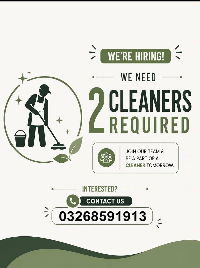 cleaner Required 0