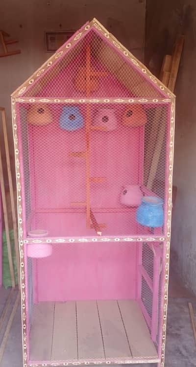 3x3x6 ft new wooden cage