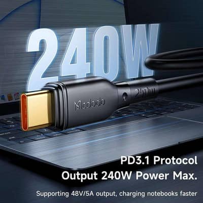 Mcdodo PD 3.1  240w cable for MacBook pro