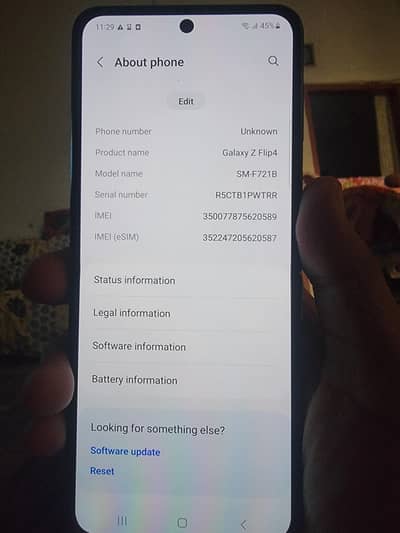Samsung Z Flip 4 inner display dead
