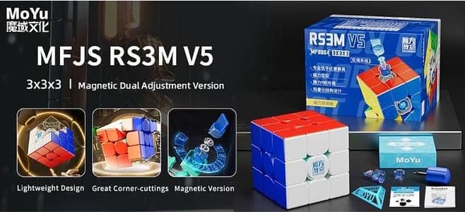 moyu rs3m v5 rubicks cube