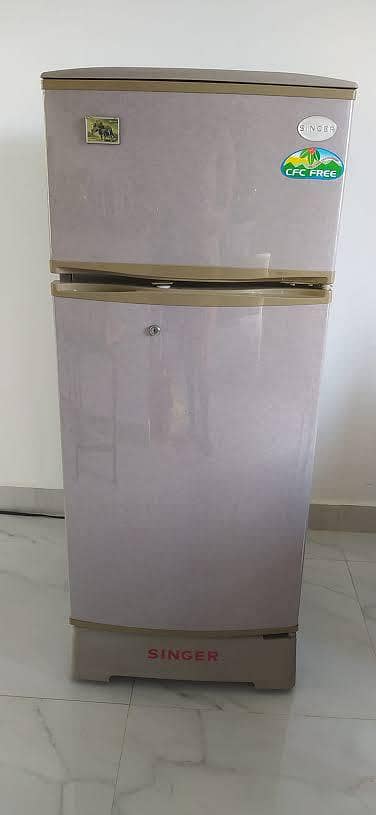 Blue Fridge for Sale Medium Size, Good Condition