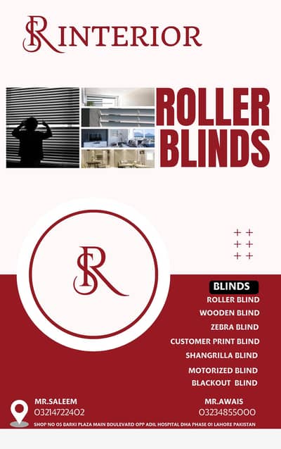 We Deal In All kindly of Blinds and Curtains