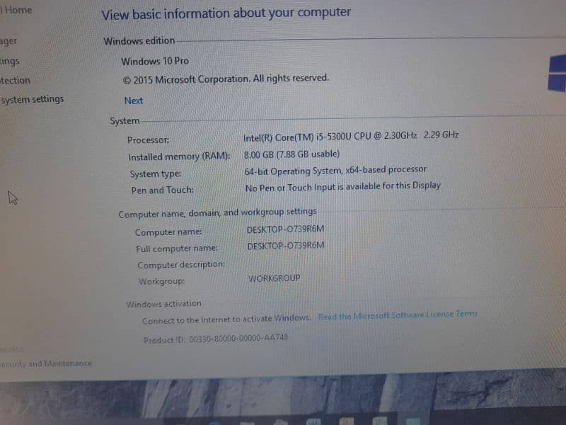 dell latitude E7250 8