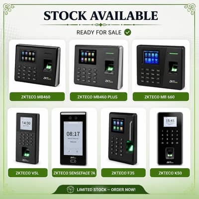 zkteco biomatric machines