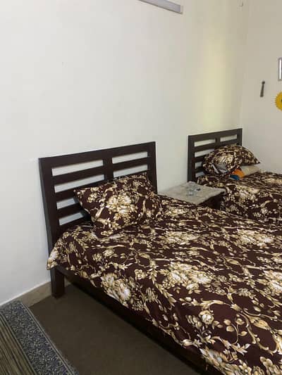 2 Single Bed Wooden Better than lasani