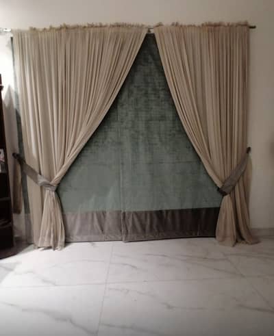 Curtains with blinds