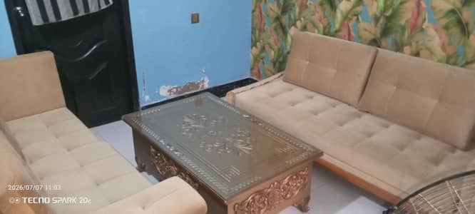 Sofa corner with table
