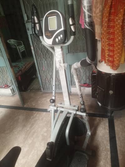 Brand New 2-in-1 Elliptical Cross Trainer Exercise Bike | LCD Display
