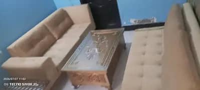 Sofa corner with table 0