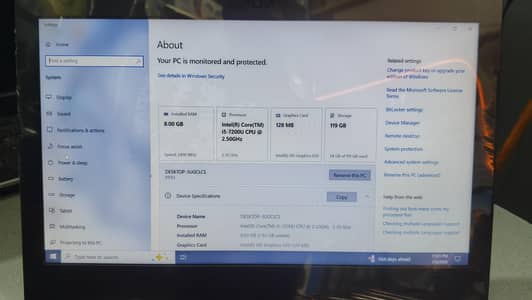 i5 7 generation 8 gb ddr4 128 gb ssd