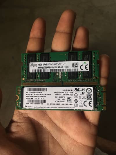 16 gb Ram DDR4 and NVME 512gb
