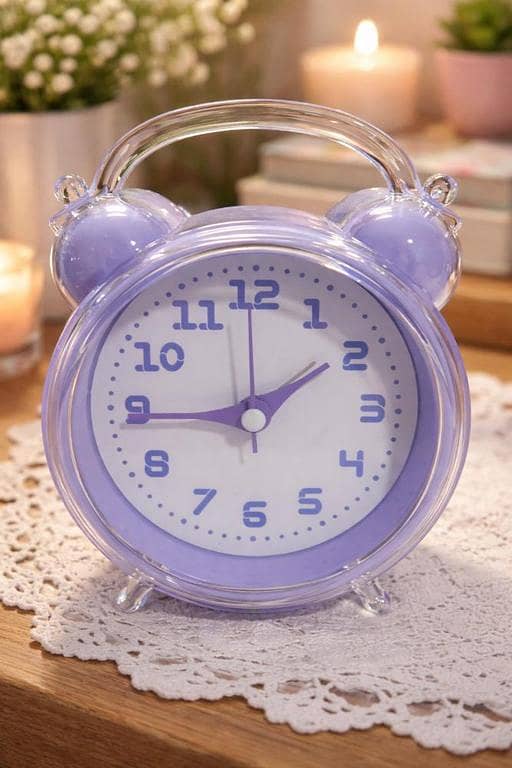 Alarm clock premium quality non ticking