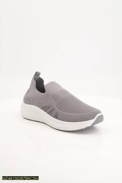 Stylish Grey Slip-On Sneakers for Men