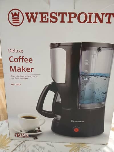 Westpoint Deluxe Coffee Maker WF-2023 | 100% New condition