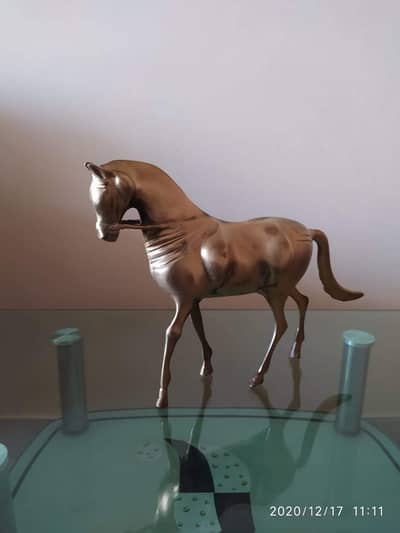 Handmade brass horse