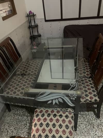 Dining Table For Sale comfortable 6 chairs included