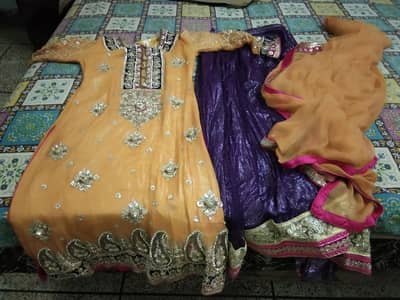 bridal mehndi dress