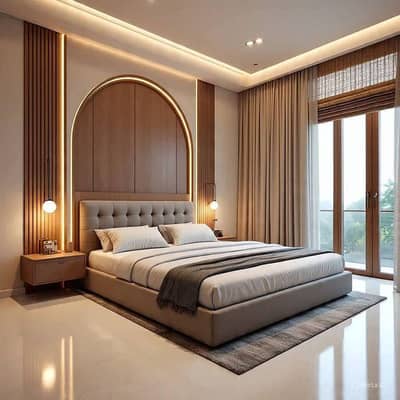 Interior Design /Feature Walls/Media walls /Mirror Wall /Bedroom Desig