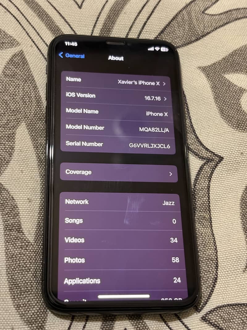 Apple iPhone X 6