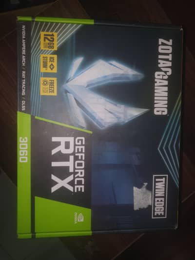 RTX 3060 zotac 12gb for sale