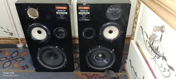 Kenwood speaker wooden box for sale 3500