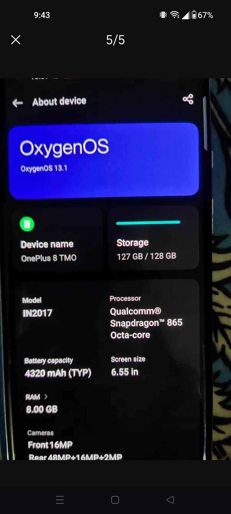 One Plus 8 4