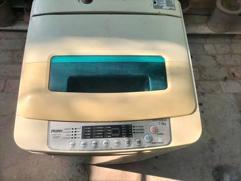 Haier Full Automatic machine 0