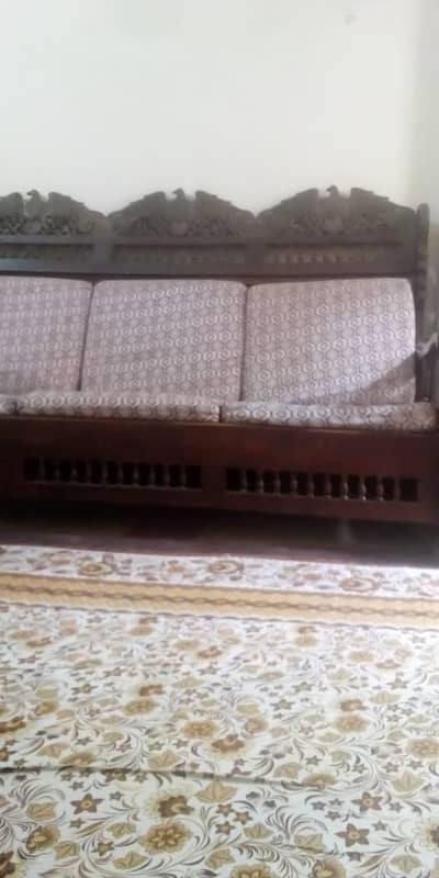 five seater wood sheesham sofa set  for sale