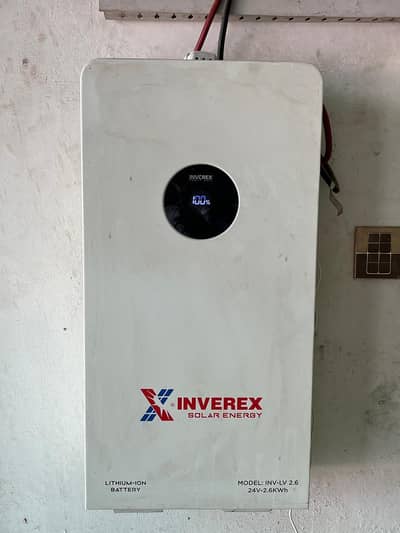Inverex 24v 2.6KWh Lithium-Ion Battery