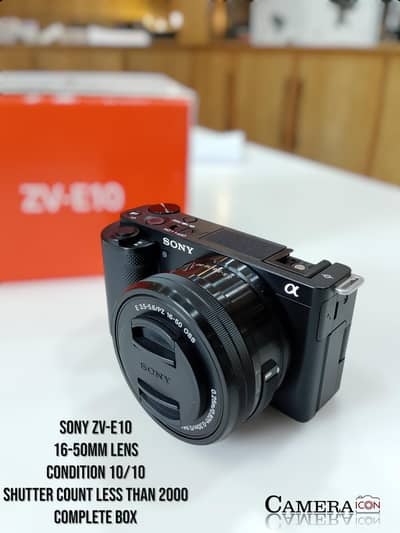 Sony ZV-E10 with 16-50mm lens
