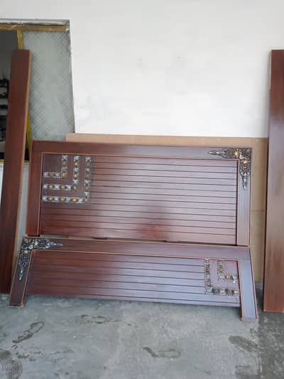 Double bed wooden Good condition