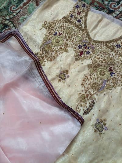 Unstitched embroidered suit