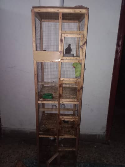 Vertical and Horizontal Pet cages set (Wood)