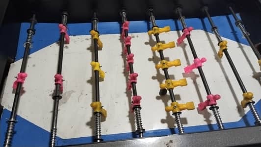 foosball game chip bord table