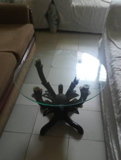 Glass tables set